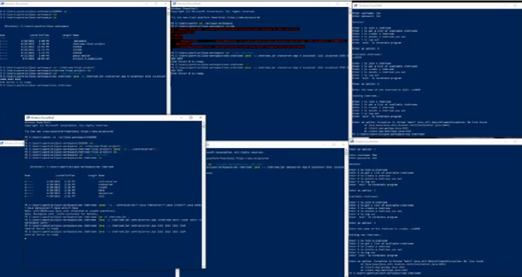Distributed Chatroom